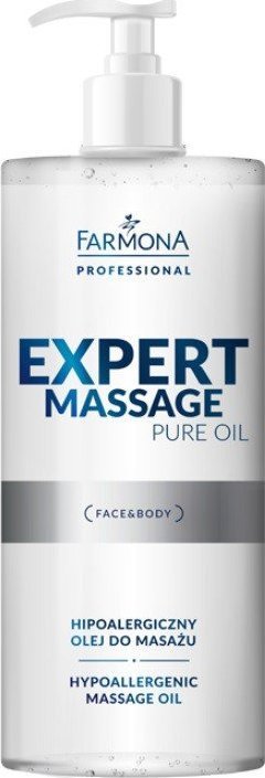 Farmona EXPERT MASSAGE PURE OIL (Face&Body) Hipoalergiczny olej do masażu 500ml.