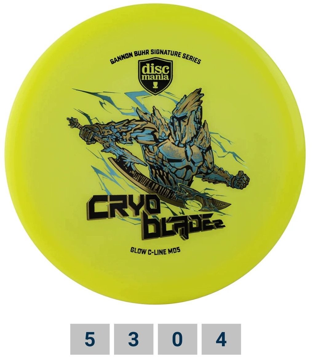 Solex Dysk do disc golfa Midrange Driver C-LINE GLOW MD5 Gannon Buhr Signature - Cryo Blade 2