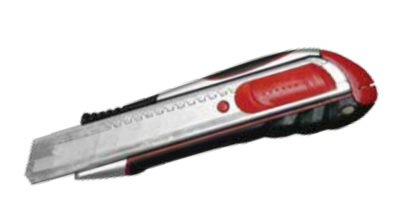 Modeco Nóż z wymiennym ostrzem łamanym 18mm aluminiowy - MN-63-026