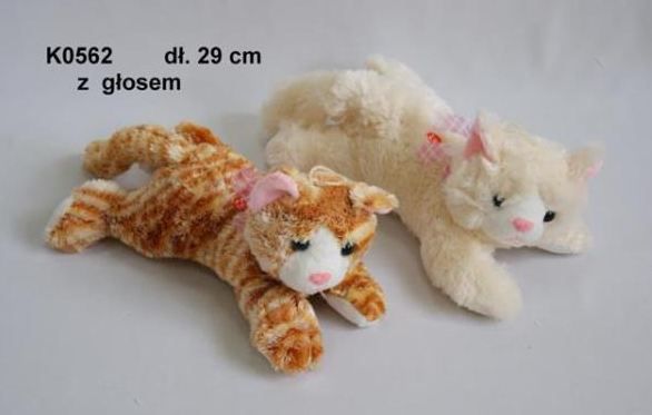 Sun-Day Kot z głosem leżący dwa kolory średni - K0562-24
