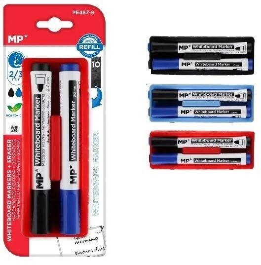Milwaukee Markery do tablic 2,0/3,0mm z gąbką Mix