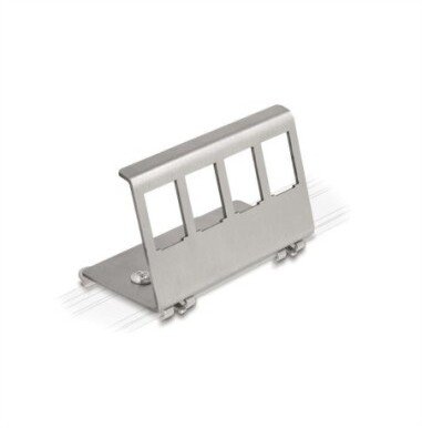 Value Adapter do szyny DIN, pusty, 4 gniazda typu Keystone