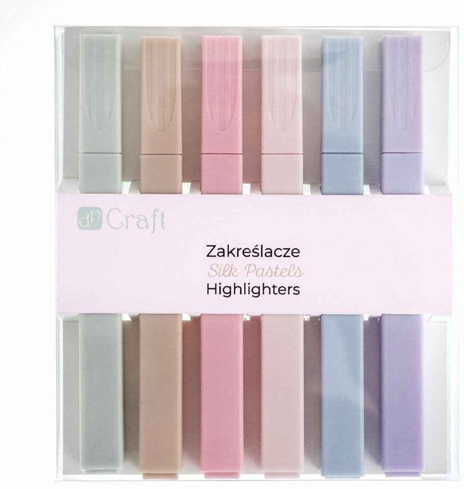 Faber-Castell Zakreślacze silk pastels 6szt (5907590031597)
