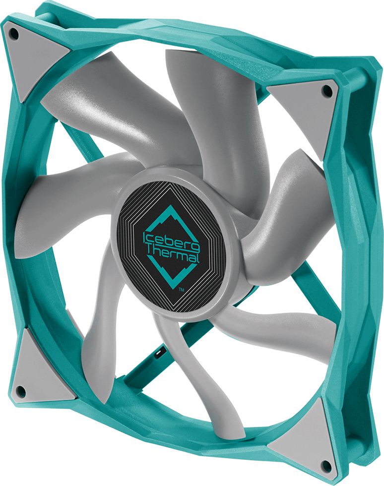 Wentylator Iceberg IceGALE Xtra 140 mm Turkusowy (ICEGALE14D-A0A)