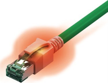 SACON Kabel saCon S/FTP kat. 6A (klasa EA), LSOH, zielony, 1 m