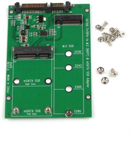 MicroStorage Adapter M.2 NGFF na SATA/mSATA (MSNX1100)