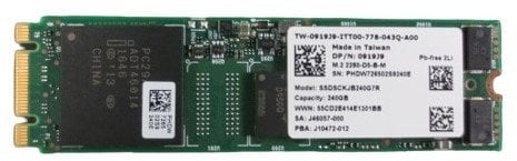 Dysk SSD Dell 400-ASDQ 240GB M.2 SATA III (240G M.2 Drive CK)