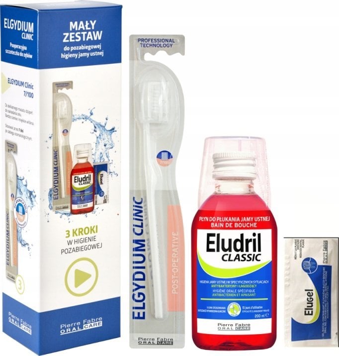 Elgydium OTC ELUDRIL ZESTAW POZABIEGOWY - MAŁY