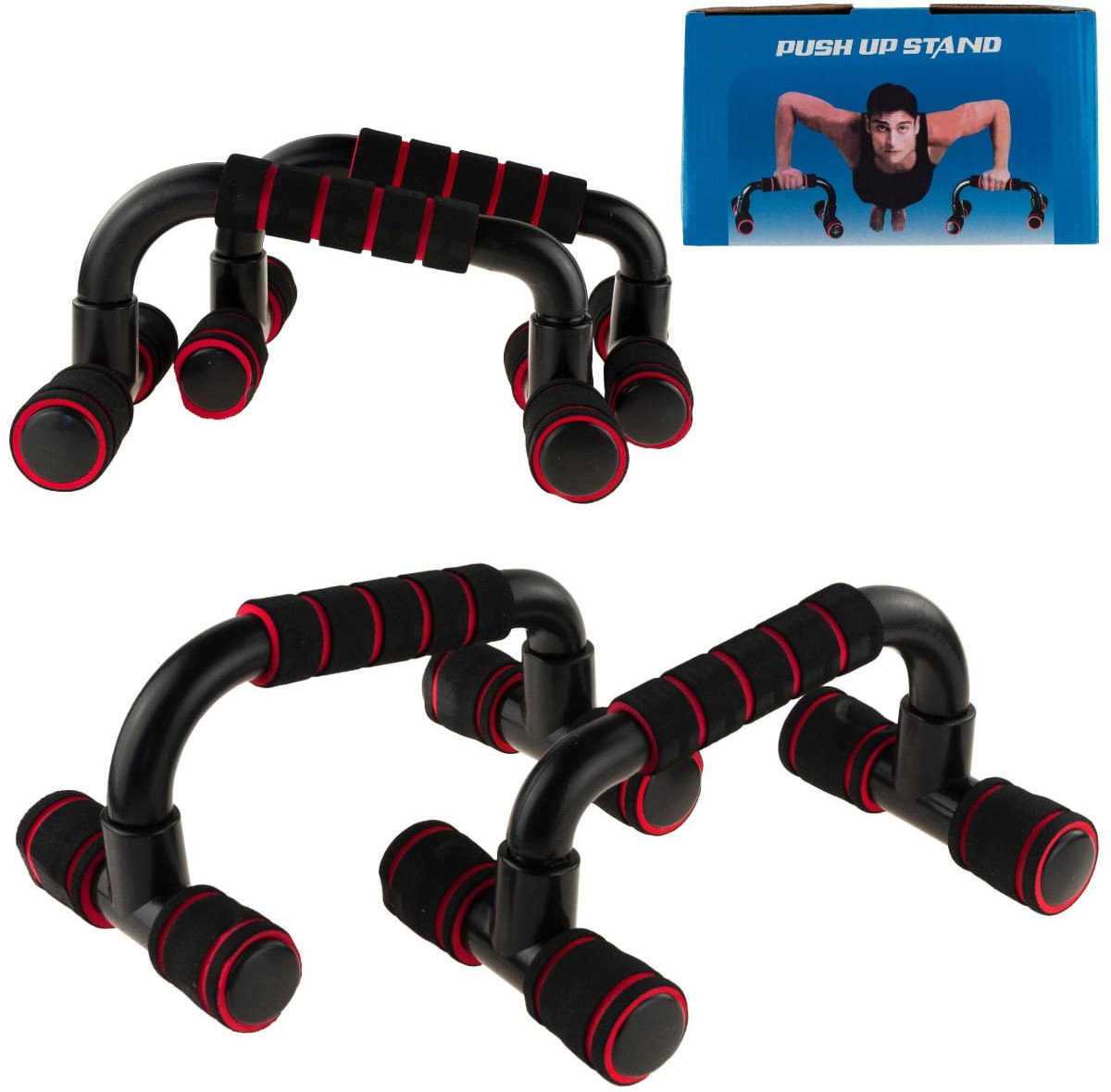 Top Gift SP13 UCHWYTY DO POMPEK PODPÓRKI PUSH UP WZMOCNIONE 2SZT TRENING W DOMU STABILNE