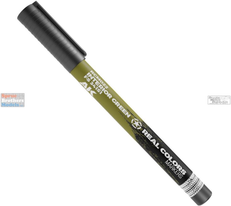 Gimmik AK Interactive: Real Colors Markers - RCM022 - Interior Green FS 34151