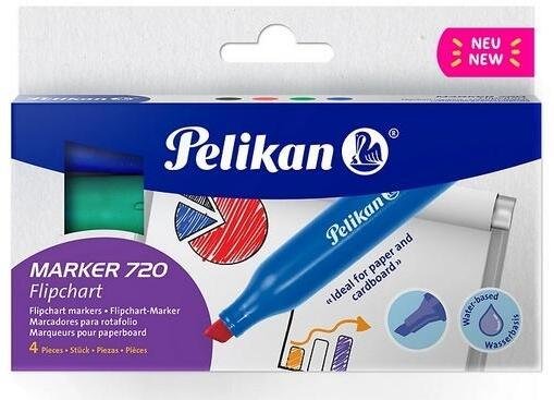 Pelikan Marker Flipchart 720 4kol.
