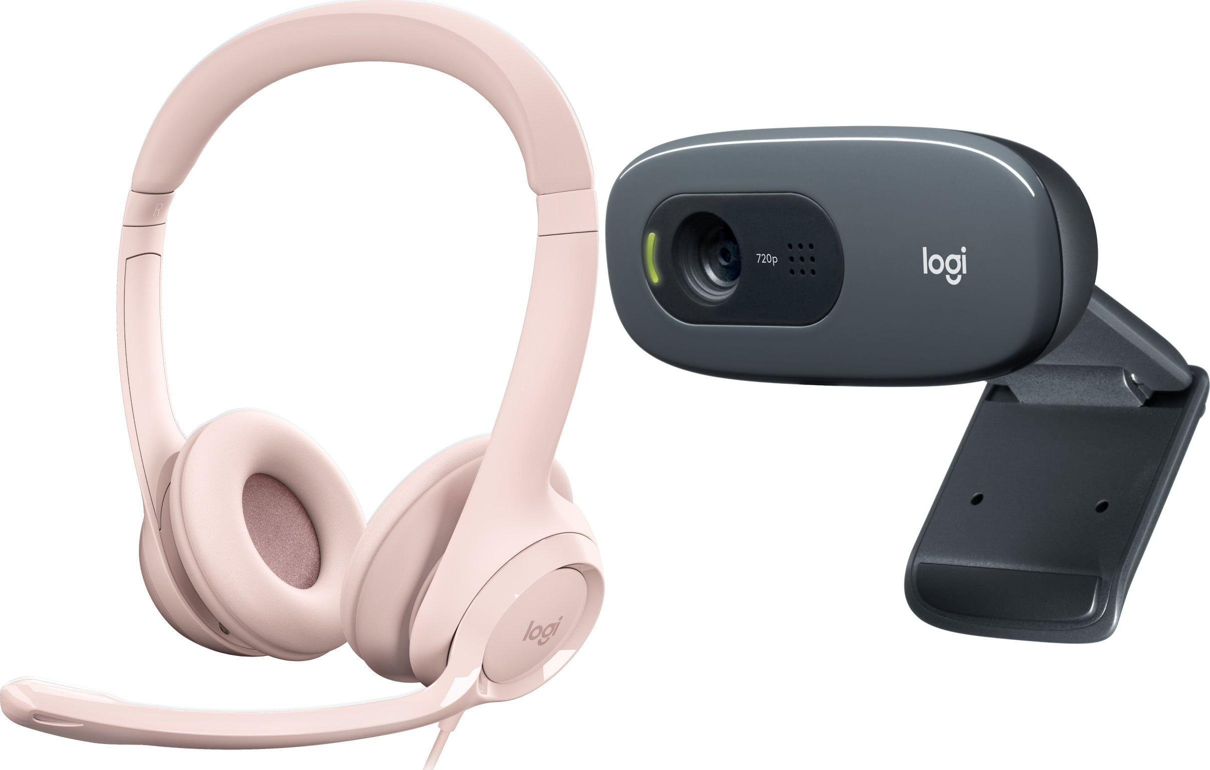 Logitech H390 Rose (981-001281) + C270 (960-001063)