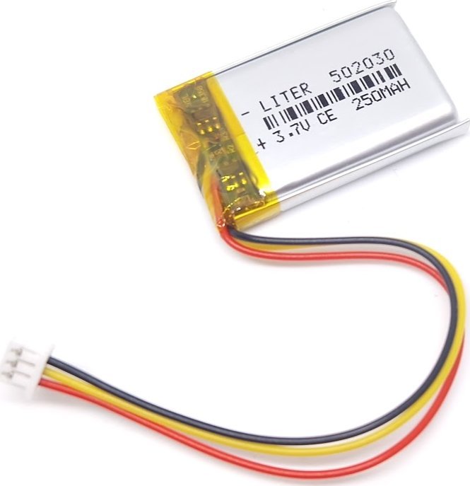 Liter Energy Battery Akumulator Rechargeable 250mAh 1 szt.