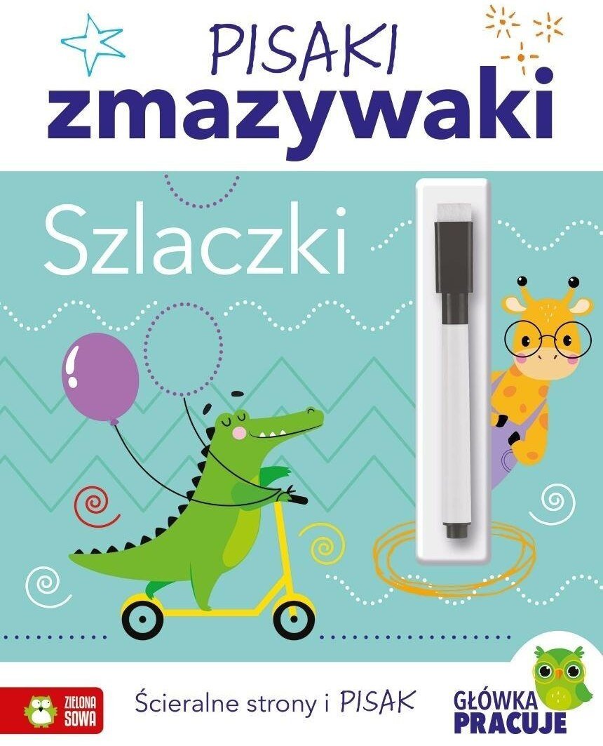 Zielona Sowa Pisaki zmazywaki. Szlaczki
