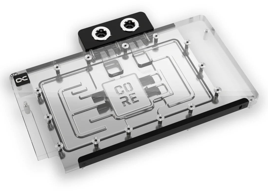 Alphacool Core Geforce RTX 5080 und 5070 Ti TUF GPU chłodzenie wodne ARGB z backplate - akryl