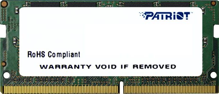 Pamięć do laptopa Patriot Signature, SODIMM, DDR4, 16 GB, 2666 MHz, CL19 (PSD416G266681S)