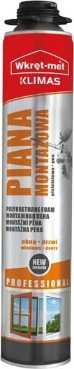 PIANA MONTAŻOWA PMPL-750 NISKOROZPRĘŻNA PUSZKA 750&nbsp;ml WKRĘT-MET KLIMAS
