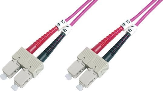 LOGON AL5SCSC03I/4I kabel InfiniBand / światłowodowy 3 m 2x SC Różowy