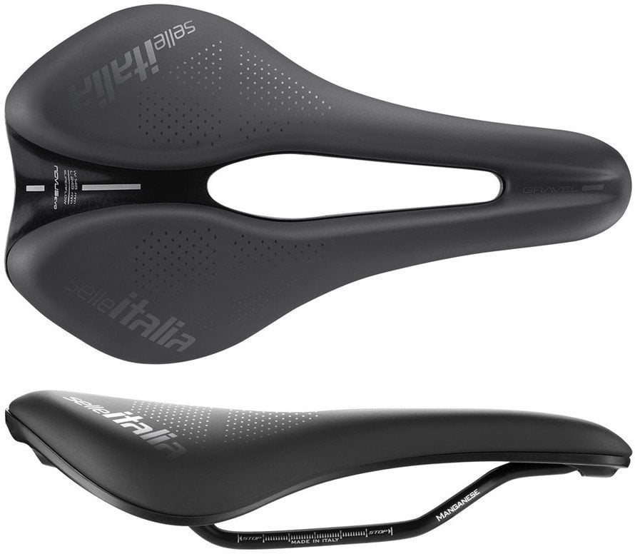 Siodło SELLE ITALIA NOVUS BOOST EVO GRAVEL TM SUPERFLOW L (id match L3), 242g, Czarne (NEW 2025)