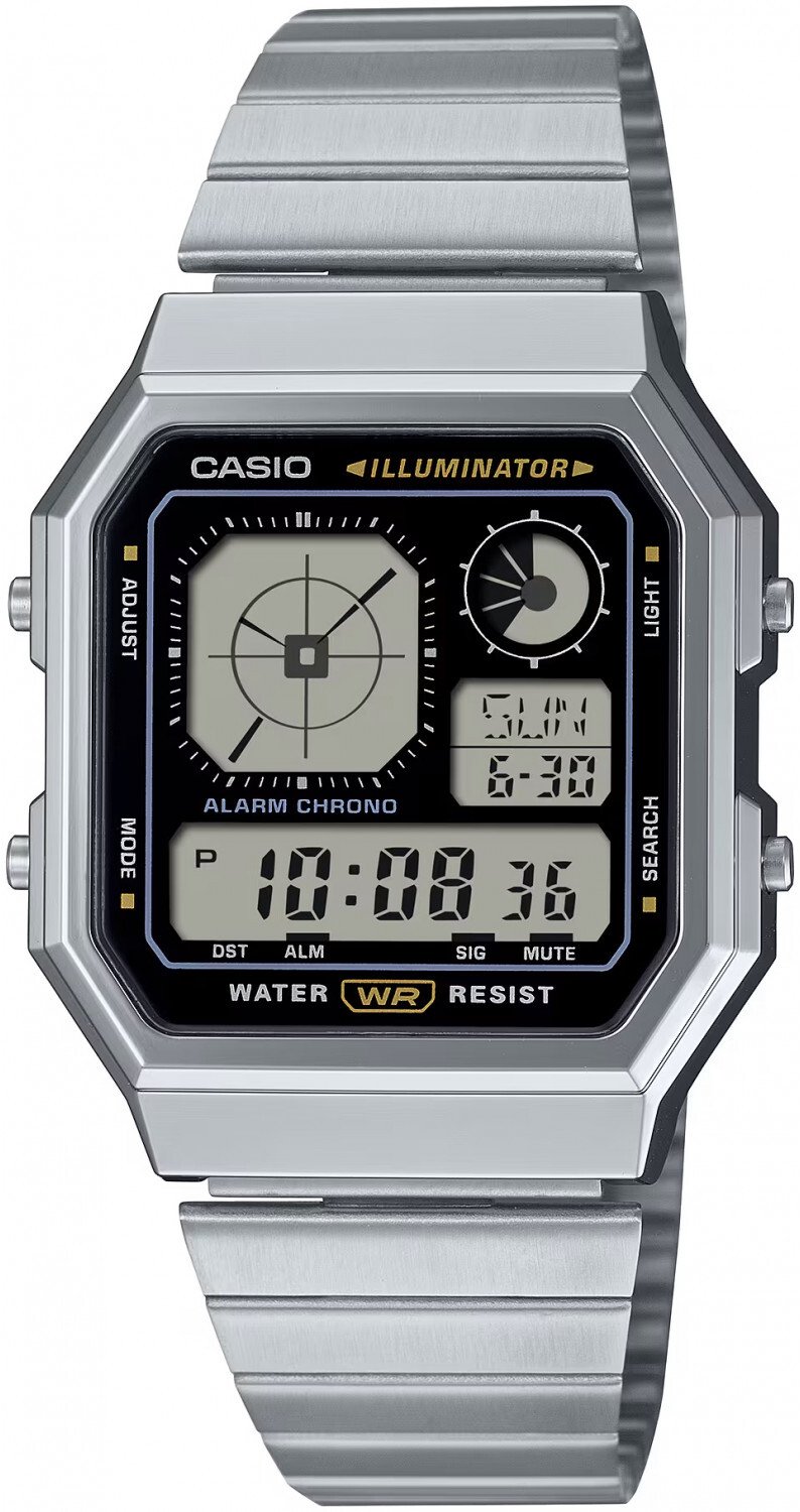 Zegarek Casio Męski A130WE-1AEF srebrny
