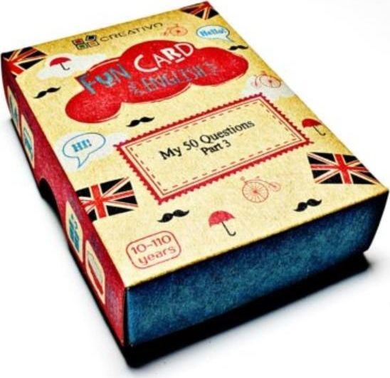 Creativo Fun Card English My 50 Questions part 3 CREATIVO