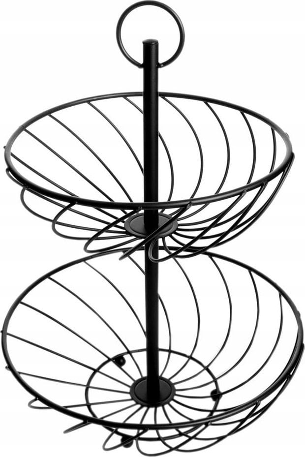 5five Taca metalowa, 2 poziomy, wys. 30 cm