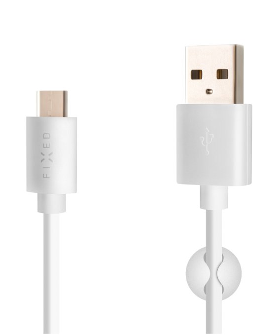 Фото - Кабель FIXED Kabel USB  USB-A - USB-C 1 m Biały  (FIXD-UC-WH)