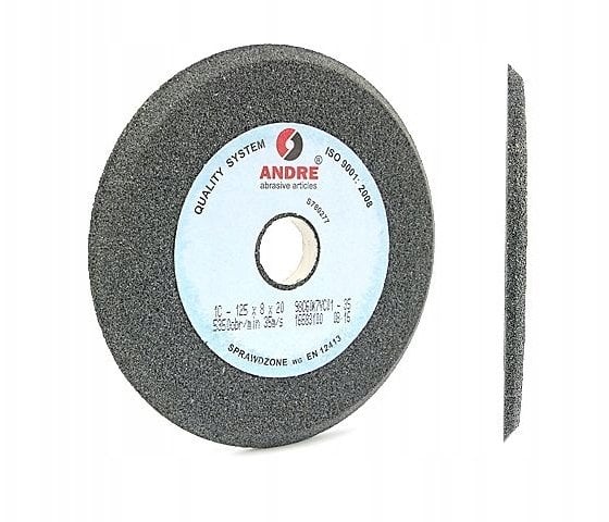 Andre ANDRE ŚCIERNICA PROFILOWANA 125mm x 8mm x 20mm 98C60K7VC01-35 CZARNA "TYP 1C"