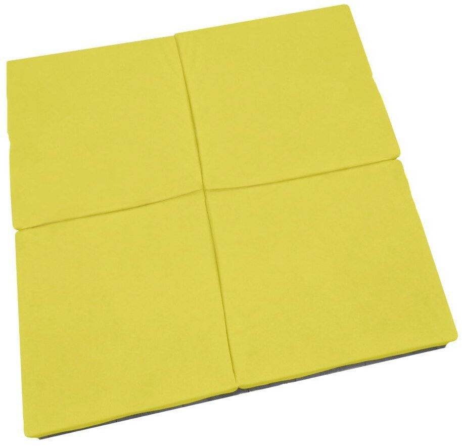 Małpiszon mata do zabawy kwadratowa 120 cm - żółty