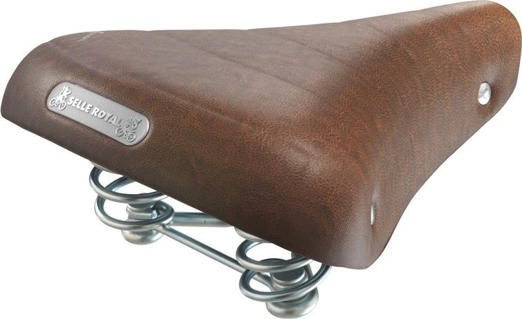 Selle Royal Siodło SELLEROYAL CLASSIC RELAXED 90st. ONDINA BROWN unisex żelowe + sprężyny (NEW 2024)...