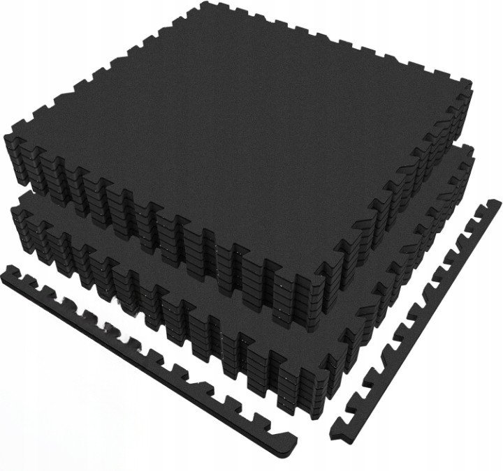 AIRHOP 12 Mata do ćwiczeń 60 x 60 x 1,4 cm antypoślizgowa