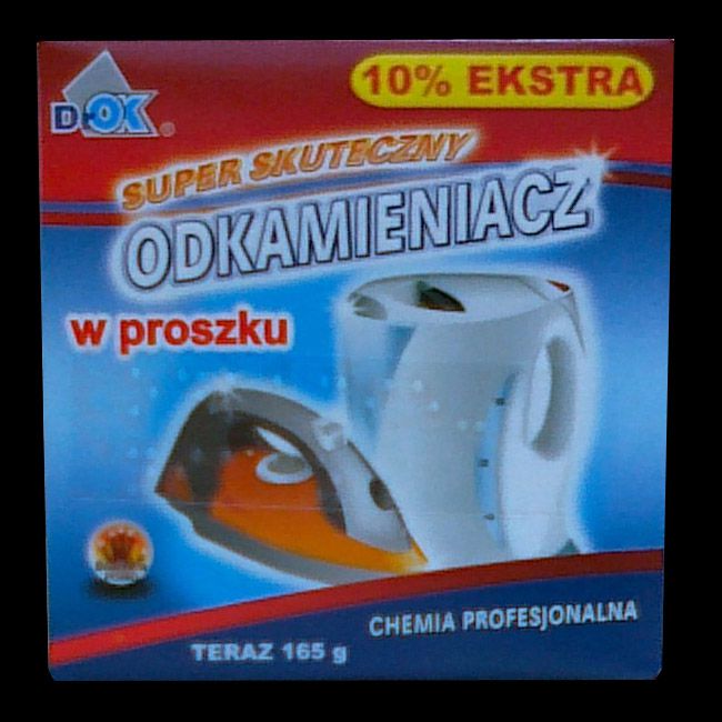 Dr OK Preparat w proszku do odkamieniania pralek i zmywarek, ekspresów 165 g