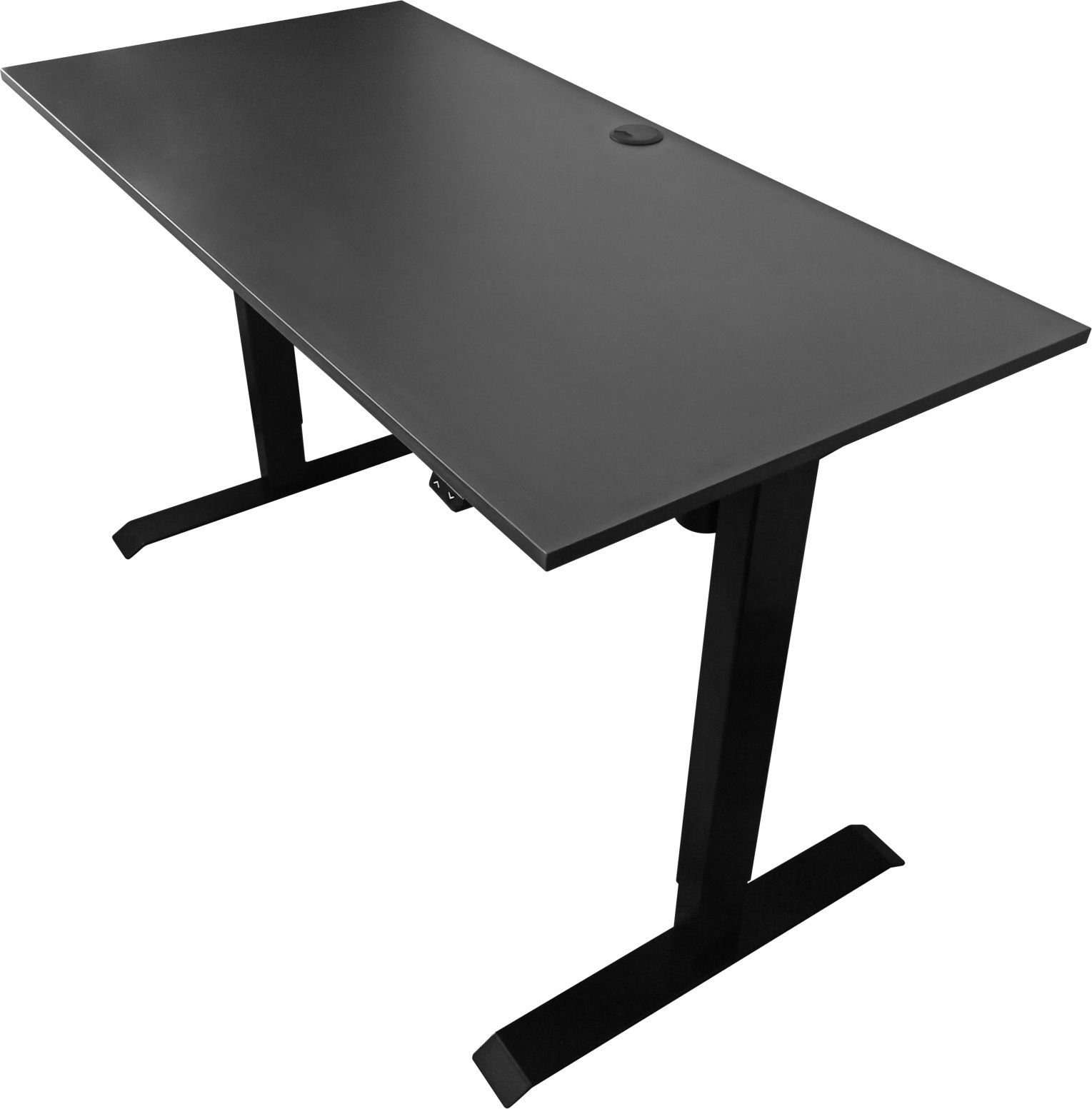 Biurko Zdesk PC-114B-Po/B Grafitowe 138 cm x 68 cm