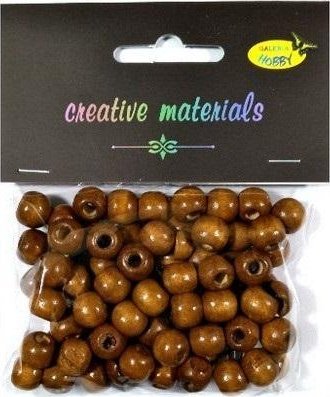 Shan Koraliki drewniane brąz 10mm 25g
