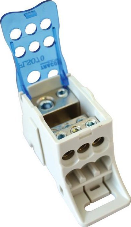 Tracon Electric Złączka odgałęźna otwierana na szynę FLSO70