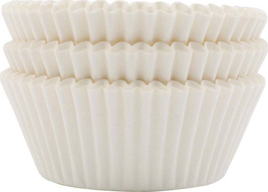 Alpina PME Papilotki do pieczenia babeczek (300 sztuk) białe