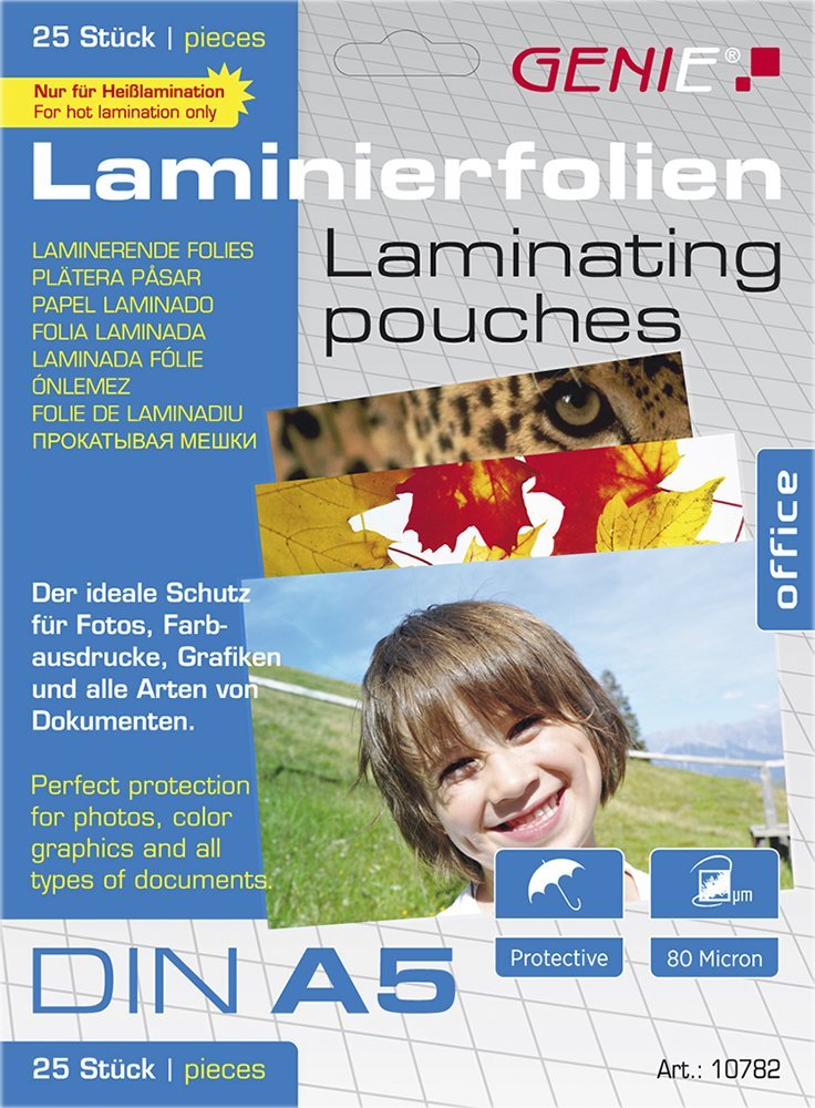 Фото - Плівка для ламінування Genie Laminiertaschen 25 A5 - Folien 