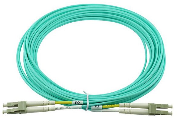 BlueOptics LWL kabel LC / LC MM OM3 aqua 0,5m