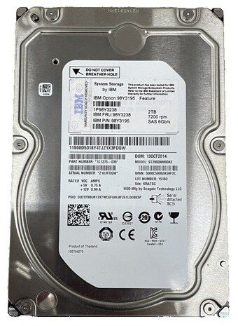 Dysk IBM Twardy HDD 300GB 3.5" 15K - - Refabrykowany (AC16-2078)