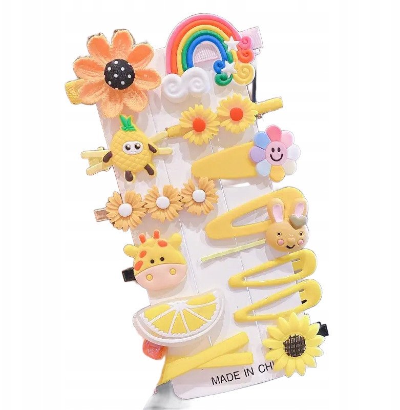 OEM Zestaw wsuwek, spinek 14 sztuk dla Dziewczynki VII