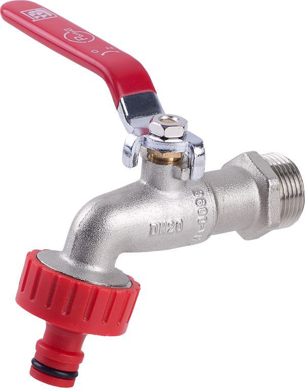 Perfexim Zawór kulowy czerpalny DN15 z dławikiem z szybkozłączką do węża PHA-009 (01-009-0150-000)