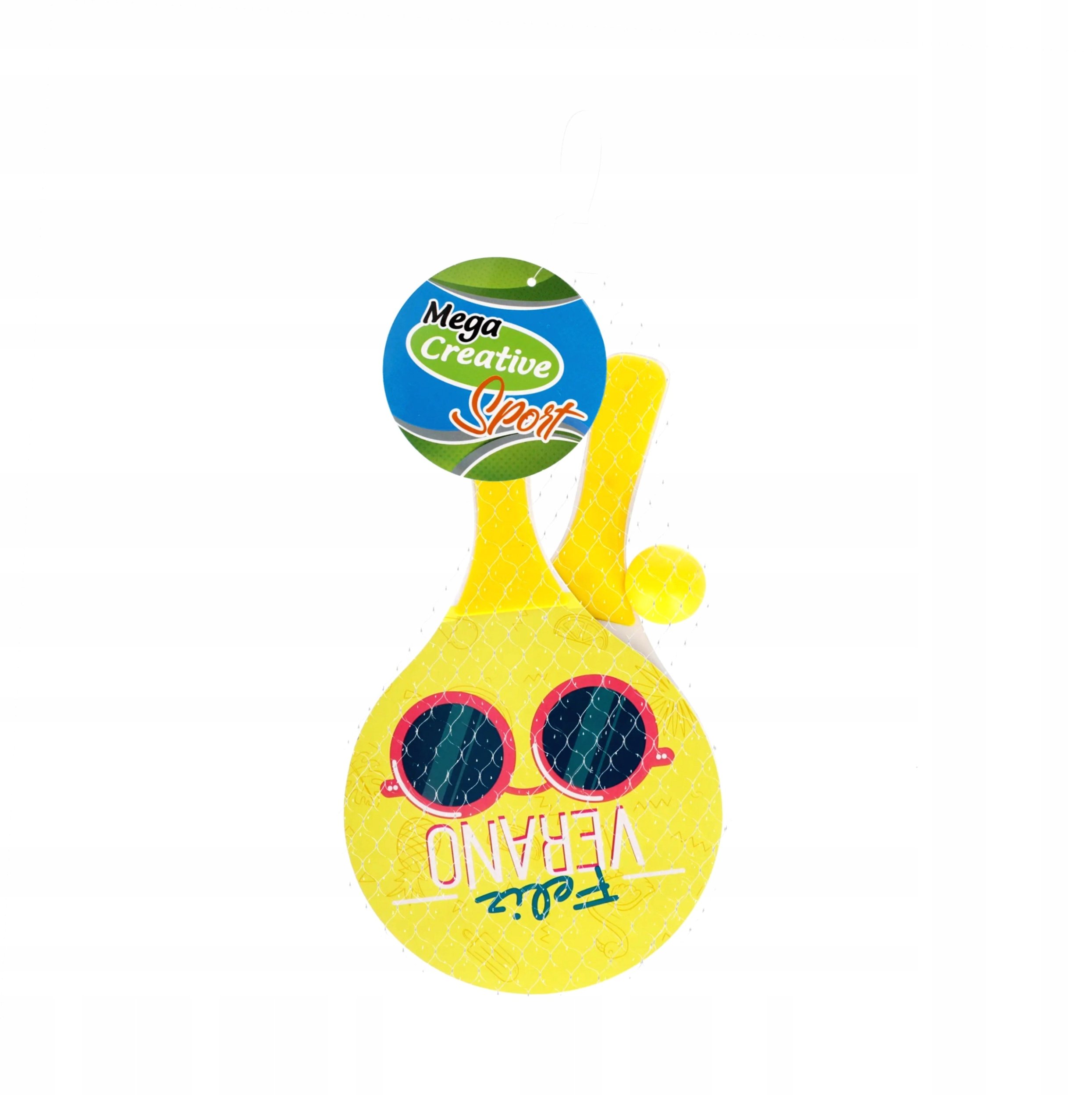 Mega Creative Rakietki plażowe drew akc emotki 19X34X4 50