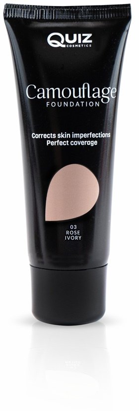 L’Oreal Paris Quiz Cosmetics Camouflage Foundation kryjący podkład wzbogacony witaminą E N03 Rose Ivory 30ml