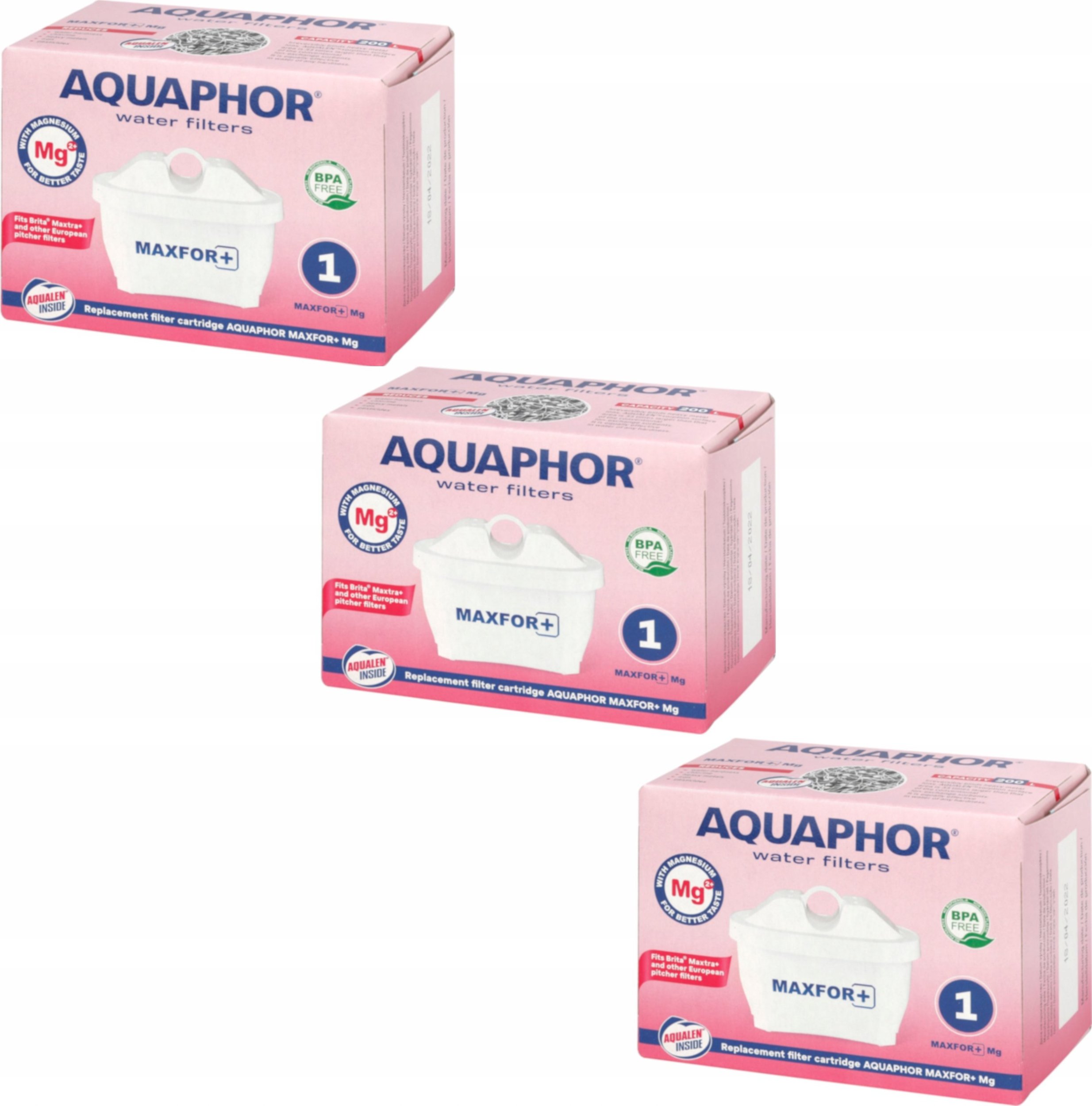 Wkład filtrujący Aquaphor Wkład filtrujący Maxfor+ Mg 3 szt.