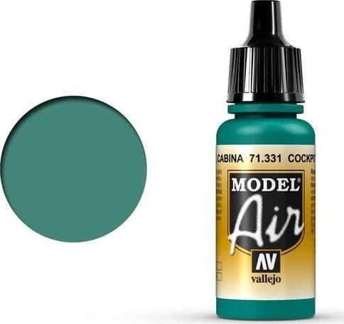 Vallejo Vallejo Model Air Cockpit Emerald Green Faded 71.331 uniwersalny