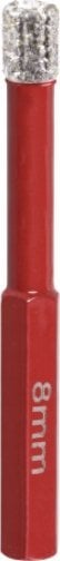 EXPERT 8 mm otwornica diamentowa; hex; max 3200 obr/min [Expert] - 1sz