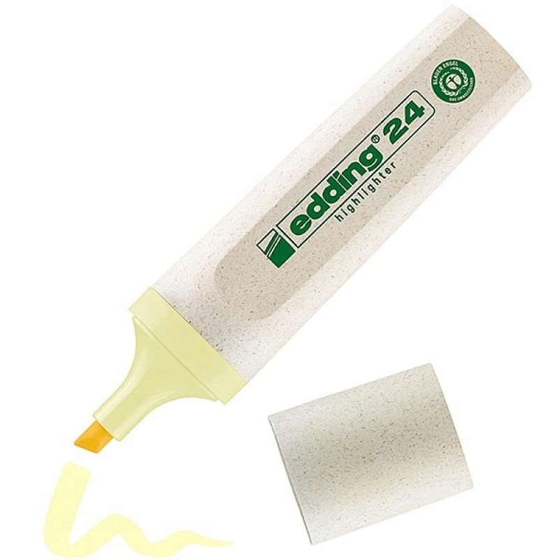 Edding Zakreślacz 2-5 mm pastelowy żółty (10szt)