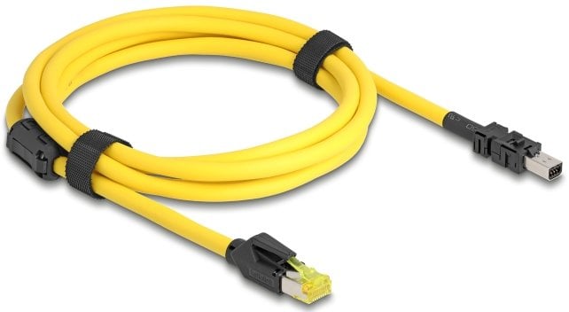 DELOCK Kabel RJ45 Stecker Cat.6 zu Mini I/O8 Pin D-Form Typ2