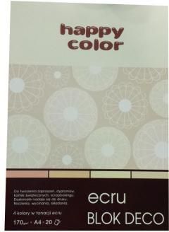 Happy Color Blok techniczny A4 20k ecru