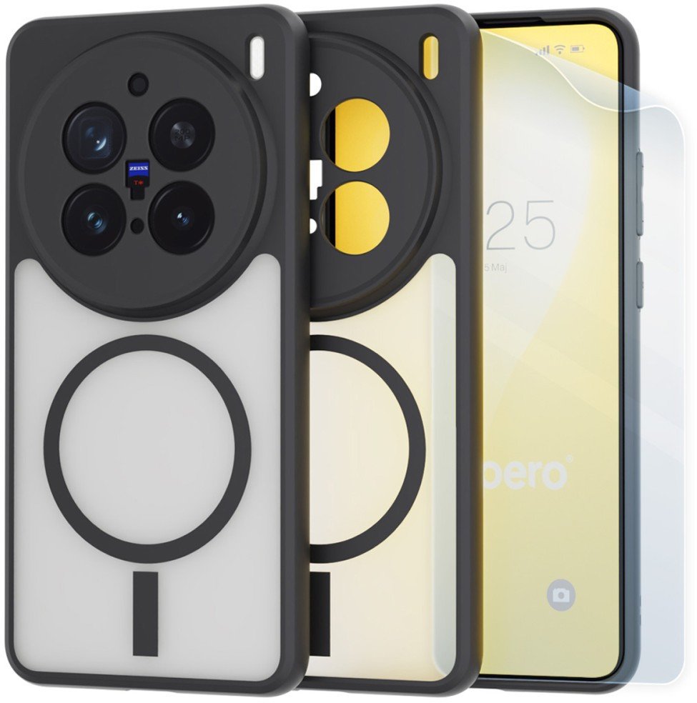 SUPERO Etui do Vivo X200 Pro Magsafe, przezroczyste + folia